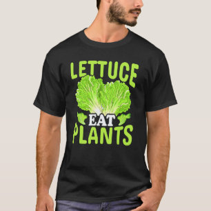 Camiseta Alface Coma Plantas Comida Vegana E Vegetariana