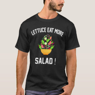 Camiseta Alface Come Mais Salada - Salada De Vegan