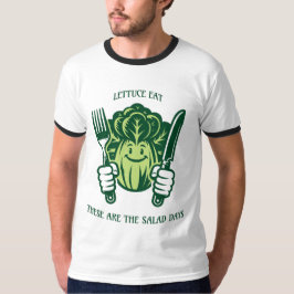Camiseta Alface Comendo, Estes São Os Dias Da Salada