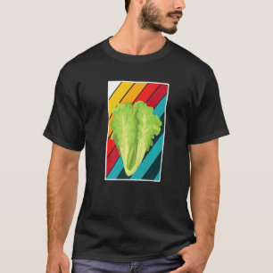 Camiseta Alface Incrível Adorava Jardinagem de Comidas Vega