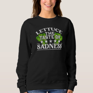 Camiseta Alface O Gosto Da Tristeza Da Comida Dietética Car