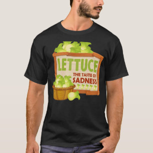 Camiseta Alface O Gosto Da Tristeza Vegan Comida Verde Morr