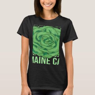 Camiseta Alface Roma Calma Vegetal Piada Jardim Diversão