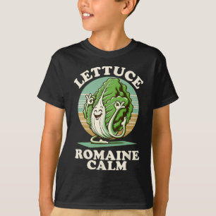 Camiseta Alface Romaine Calma Mindfulness Vegano Amante de