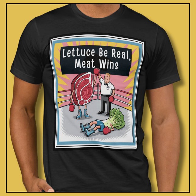 Camiseta Alface Ser Carne Real Ganha Carnívoro Engraçado (Fun Keto, Ketovore, Carnivore Diet Tshirt. Great gift for those on a low carb ketogenic diet!)