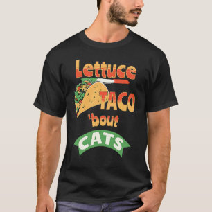 Camiseta Alface Taco Sobre Gatos