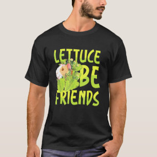 Camiseta Alfaces São Amigos Para Um Criador De Porcos-Da-G