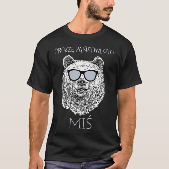 Camiseta Alfândega PROSZĘ PAŃSTWA OTO MIGAL Men Funny PRL (Frente)