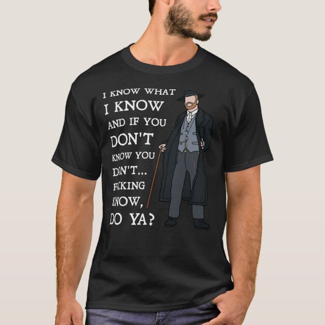 Camiseta Alfie Solomons - I know what I know Peaky Blinders (Frente)