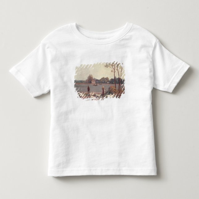 Camiseta Alfred Sisley | nos bancos do Loing (Frente)