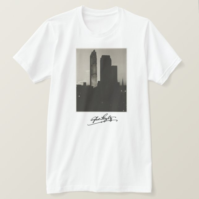 Camiseta Alfred Stieglitz: Nova York da Shelton (Frente do Design)