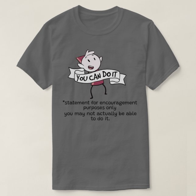 Camiseta Alfur Hilda você pode fazer isso (Frente do Design)