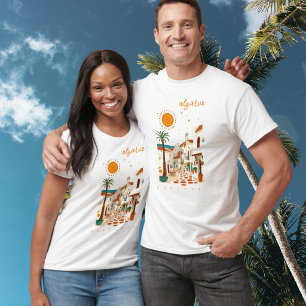 Camiseta Algarve Portugal verão cidade roupa de férias