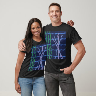 Camiseta Algas Marinhas e Coral no Oceano Abstrato
