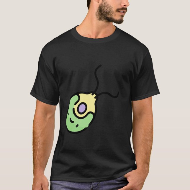 Camiseta Algas Verdes Chlamydomonas (Frente)