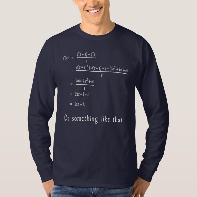 Camiseta Álgebra Matemática (Frente)