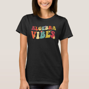 Camiseta Álgebra Matemática Vibes Matemáticos Professor Alg