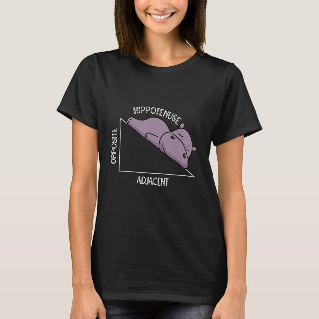 Camiseta algebra math student math teacher hippotenuse (Frente)