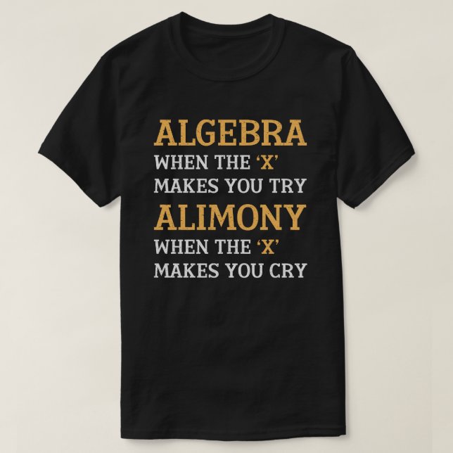 Camiseta Algebra Vs Alimonia (Frente do Design)