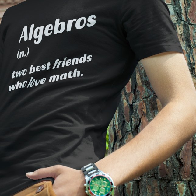 Camiseta Algebros - Matemática dos Melhores Amigos (Criador carregado)