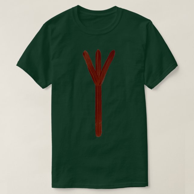 Camiseta Algiz Z Rune (Frente do Design)