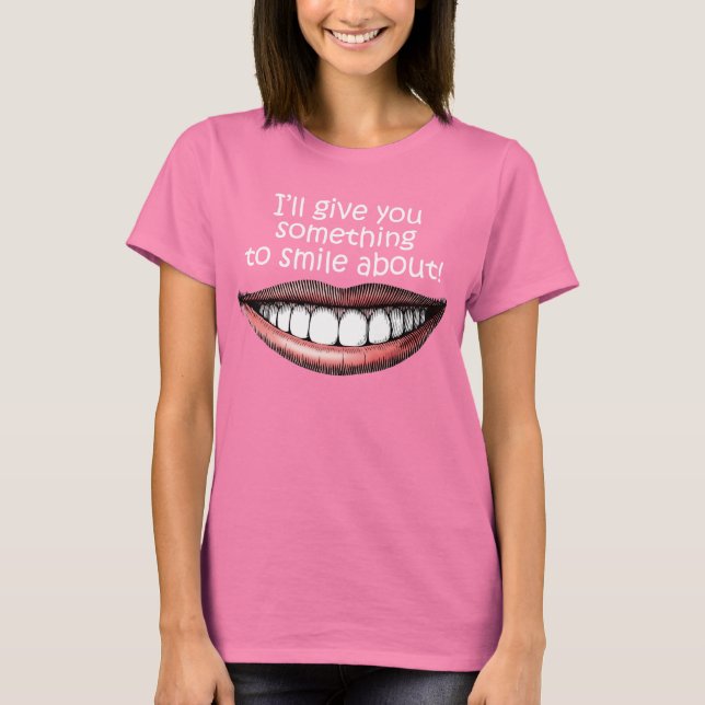 Camiseta Algo Sobre O Que Sorrir (Frente)