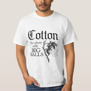 CAMISETA ALGODÃO A PLANTA COM BOLAS GRANDES