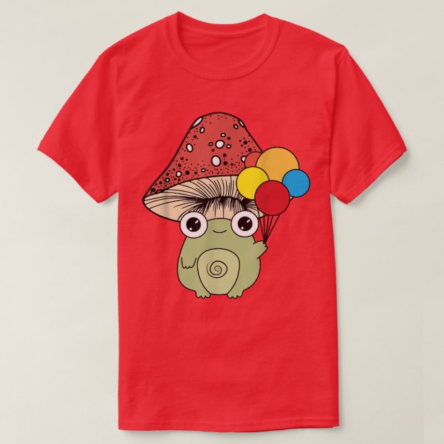 Camiseta Algodão-Cogumelo-Sapo-Cachorro-Goblincor (Frente do Design)