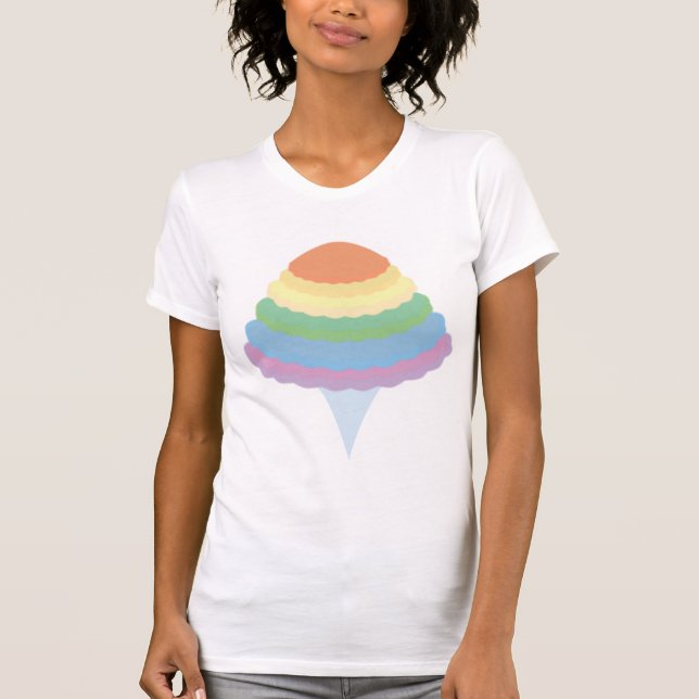 Camiseta Algodão de Açúcar Arco-íris (Frente)