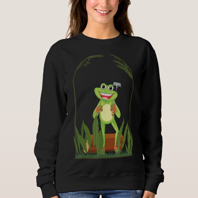 Camiseta Algodão do núcleo do sapo (Frente)