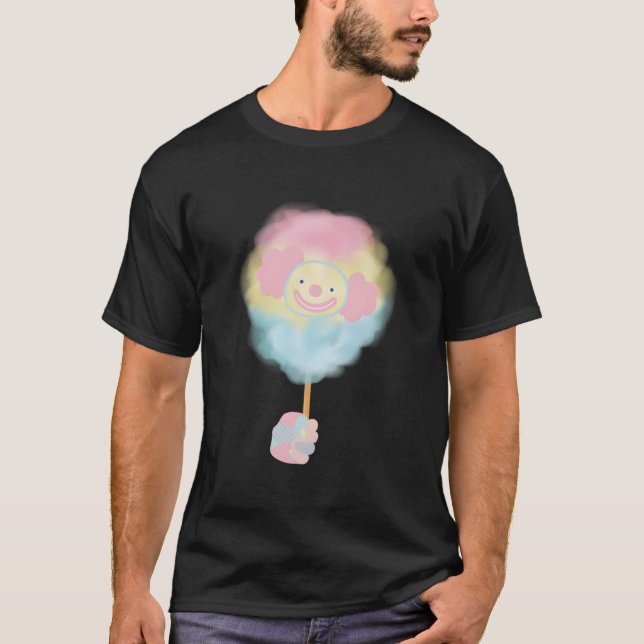 Camiseta Algodão Doce de Palhaço Clowncore (Frente)