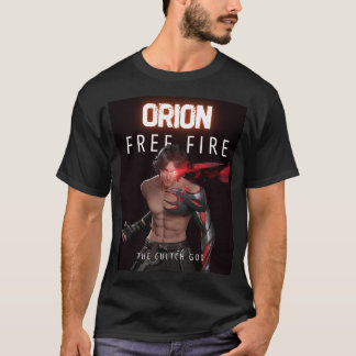 Camiseta Algodão impresso ORION: A embreagem DeusLivre Fogo