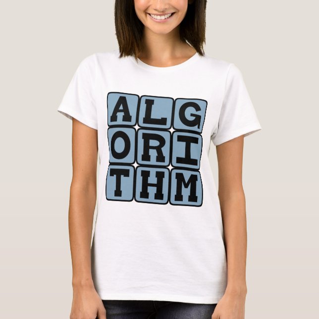 Camiseta Algoritmo, Procedimento para Cálculos (Frente)