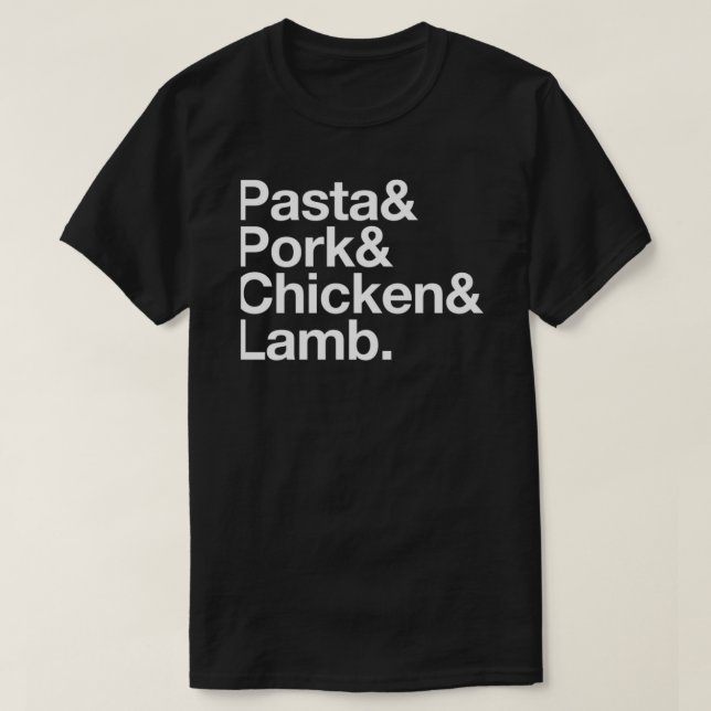Camiseta Alguém Alimente Phil Tema Song The Art of Pasta, P (Frente do Design)