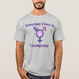 Camiseta Alguém amor de I é transporte