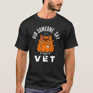 Camiseta Alguém disse "Cachorro de Pet", "Gato assustador" 