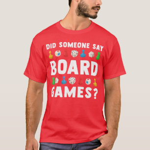 Camiseta Alguém Disse Jogos de Tabuleiro Gamer Divertido Ho