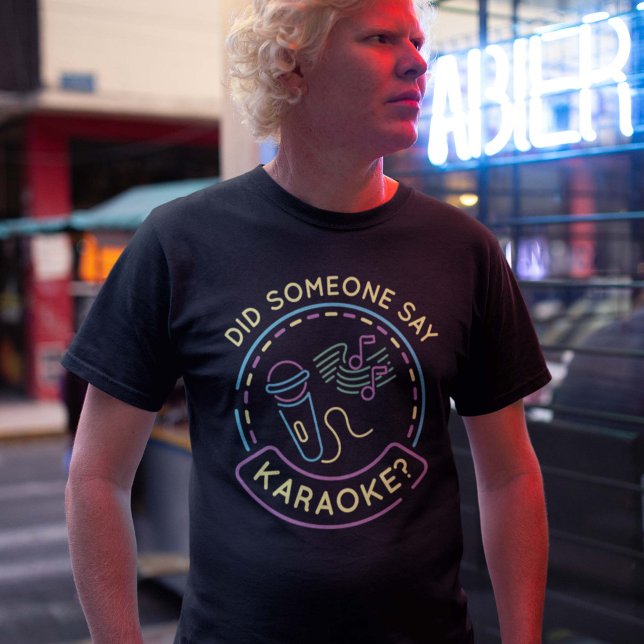 Camiseta Alguém Disse Karaoke (Criador carregado)