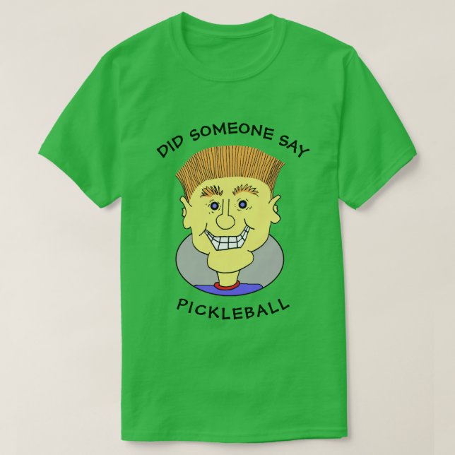 CAMISETA ALGUÉM DISSE PICKLEBALL - (Frente do Design)