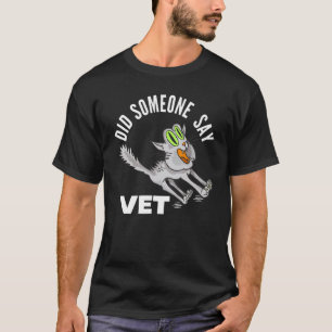 Camiseta Alguém Disse Veterinário  Gato Veterinário Dono de