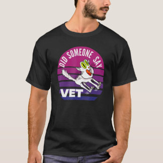 Camiseta Alguém Disse Veterinário  Gato Veterinário Dono de