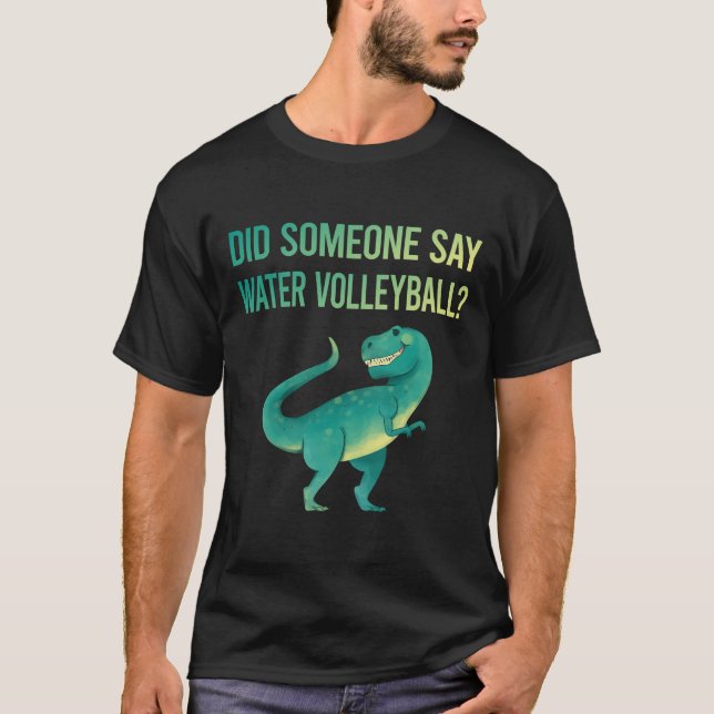 Camiseta Alguém Diz "Água Voleibol" (Frente)