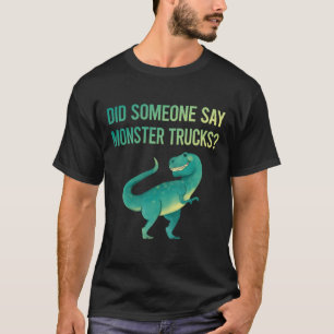 Camiseta Alguém Diz Caminhões Monstros