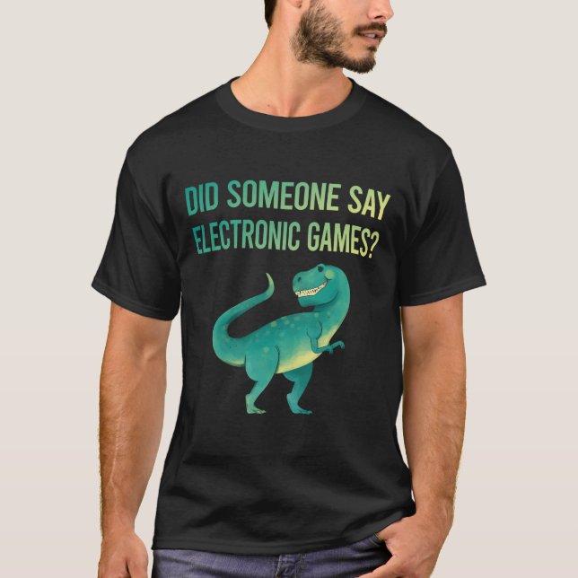 Camiseta Alguém Diz Jogos Eletrônicos (Frente)