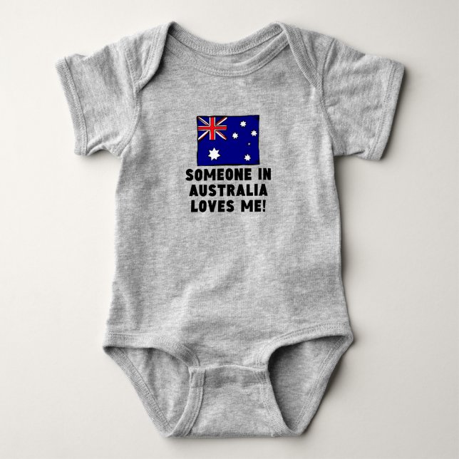 Camiseta Alguém em Austrália ama-me! (Frente)