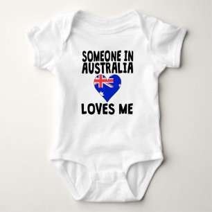 Camiseta Alguém em Austrália ama-me