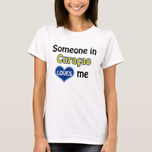 Camiseta Alguém em Curaçao me ama