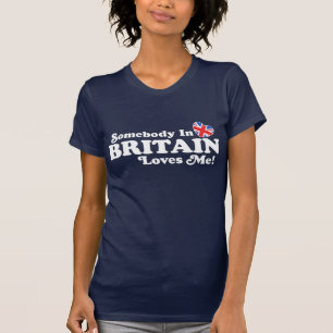 Camiseta Alguém em Grâ Bretanha ama-me