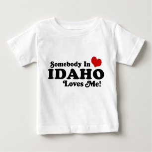 Camiseta Alguém Em Idaho Me Ama