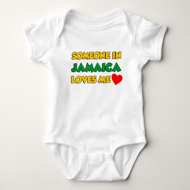 Camiseta Alguém em Jamaica ama-me (Frente)